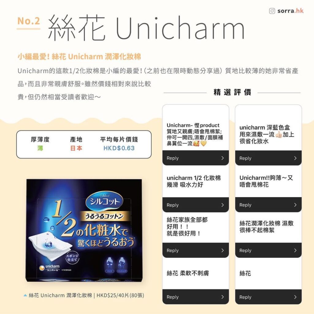絲花 Unicharm