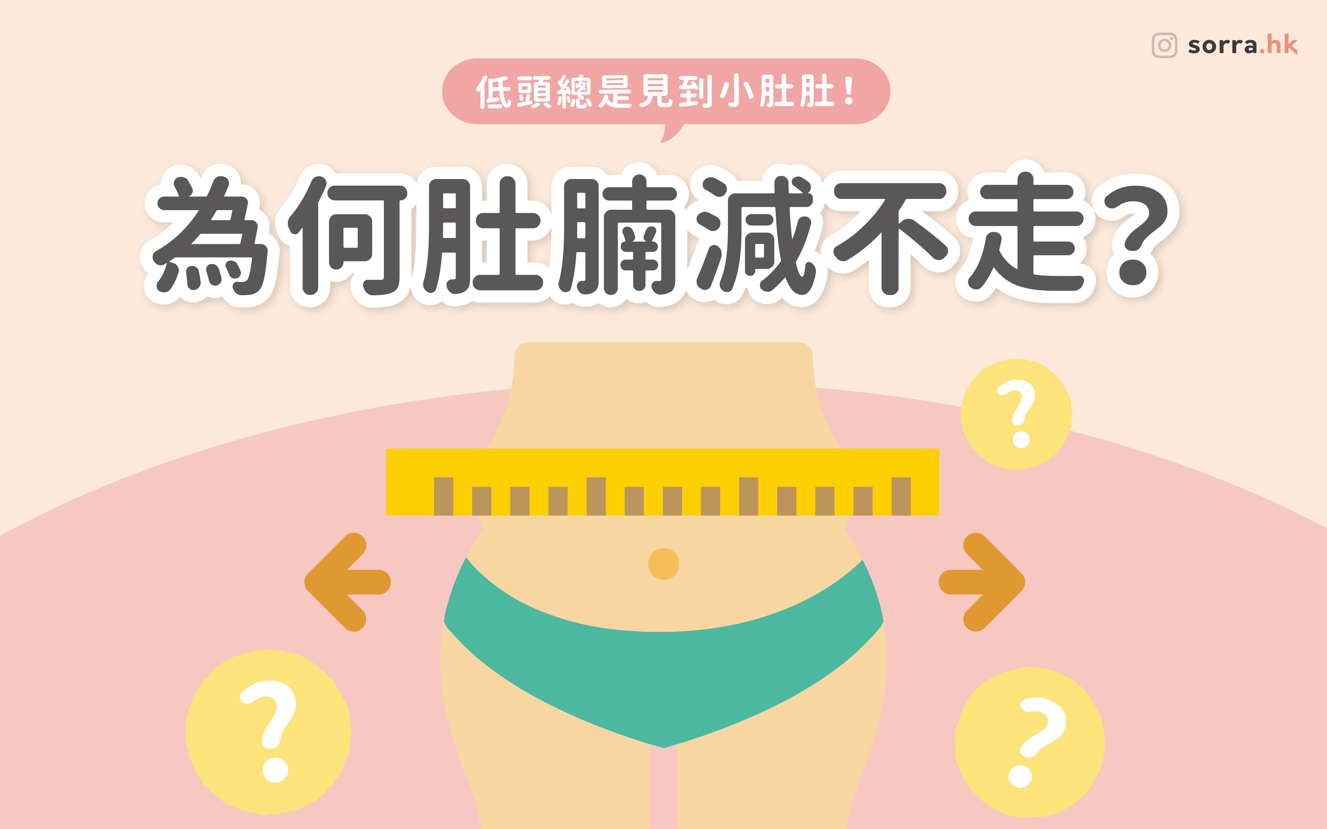 【為何肚腩總是減不走?】5個影響代謝的壞習慣