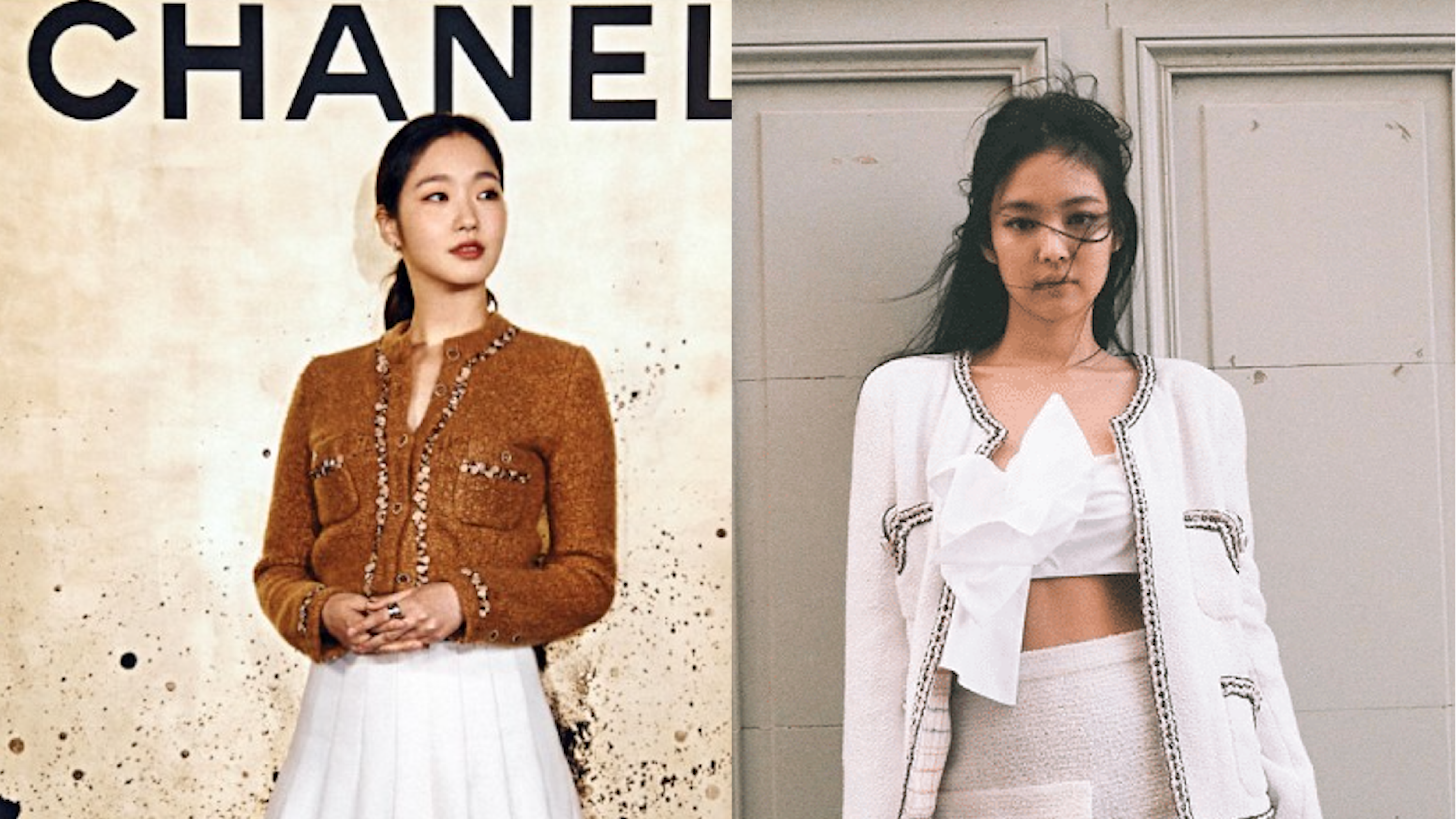 小香風穿搭貼士！韓星穿搭示範：小香風外套/洋裝/套裝