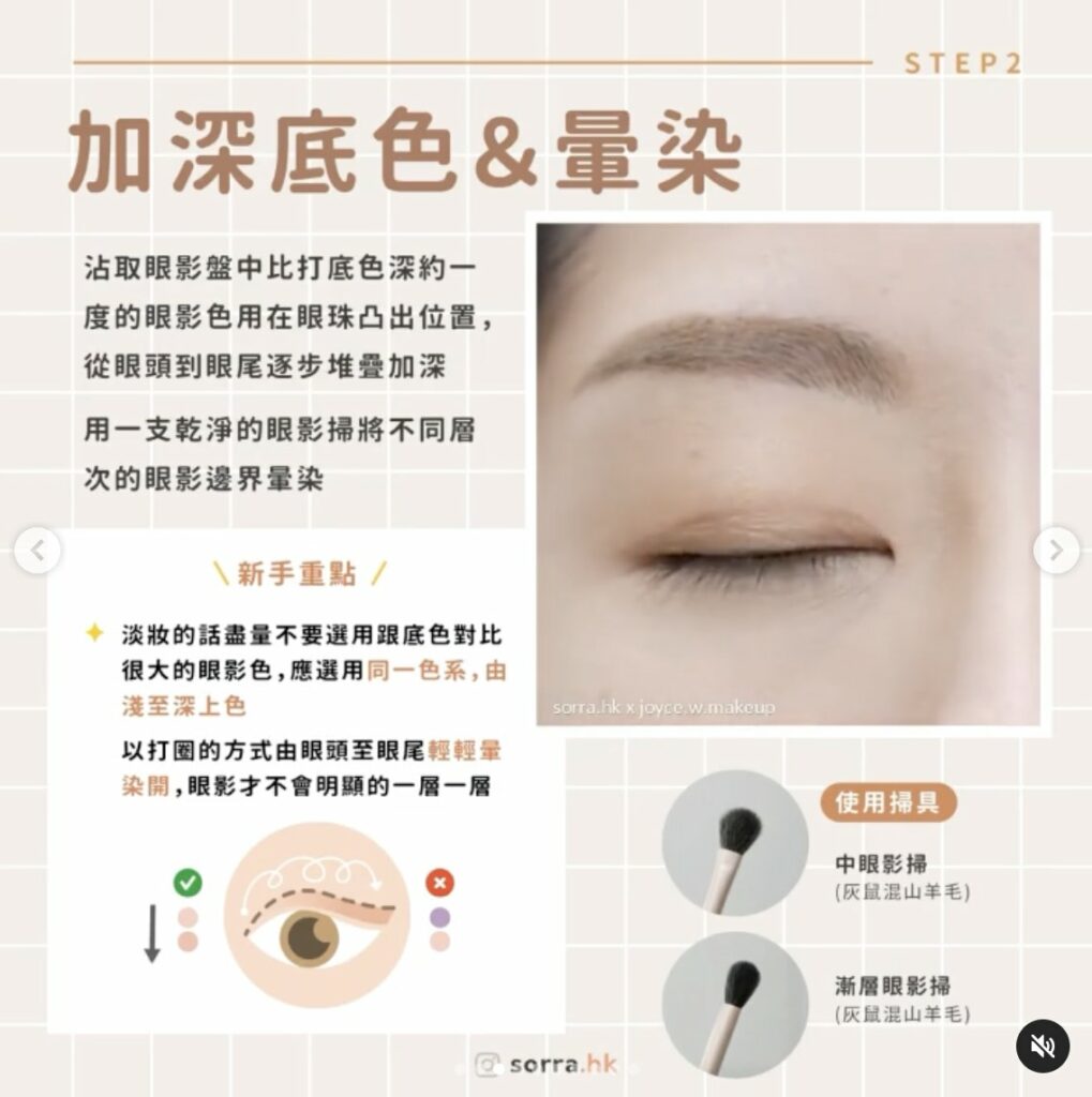 STEP 2 | 加深底色＆暈染