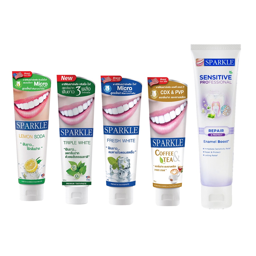 Sparkle 美白牙膏