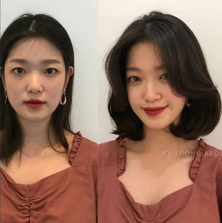 大波浪內彎捲髮