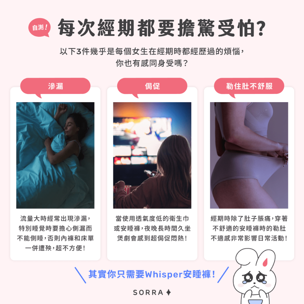 sorra每次經期都要擔驚受怕? sorra每次經期都要擔驚受怕?