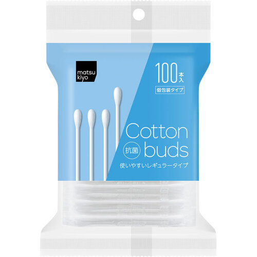 matsukiyo 抗菌棉花棒 (獨立包裝)100 支