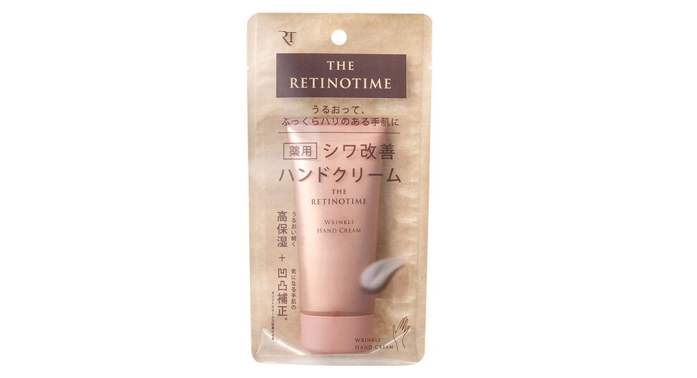 同系列的 THE RETINOTIME 護手霜也是佛心產品！除了 Retinol，配方添加了可以高密度的保濕成分＋維他命 B3，專攻乾裂、細紋、指節粗糙等小細節。小編上手 0 黏笠感，適合日常外出使用。
