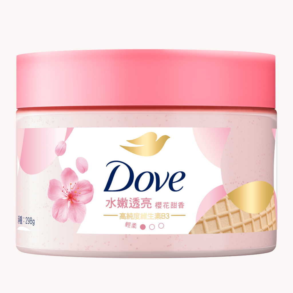 Dove 雪糕感身體磨砂櫻花甜香味